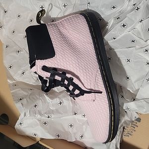 Dr. Martin Pink canvas boots size 7